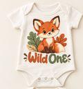 Wild One Woodland Fox Baby Onesie
