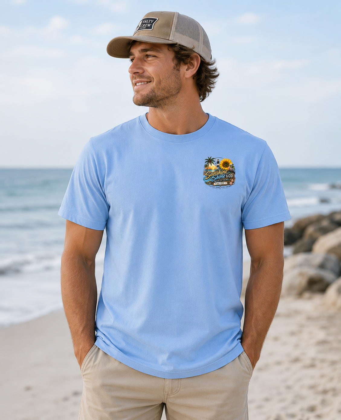 Today’s Forecast: Beaching with a Chance of Drinking Unisex T-Shirt