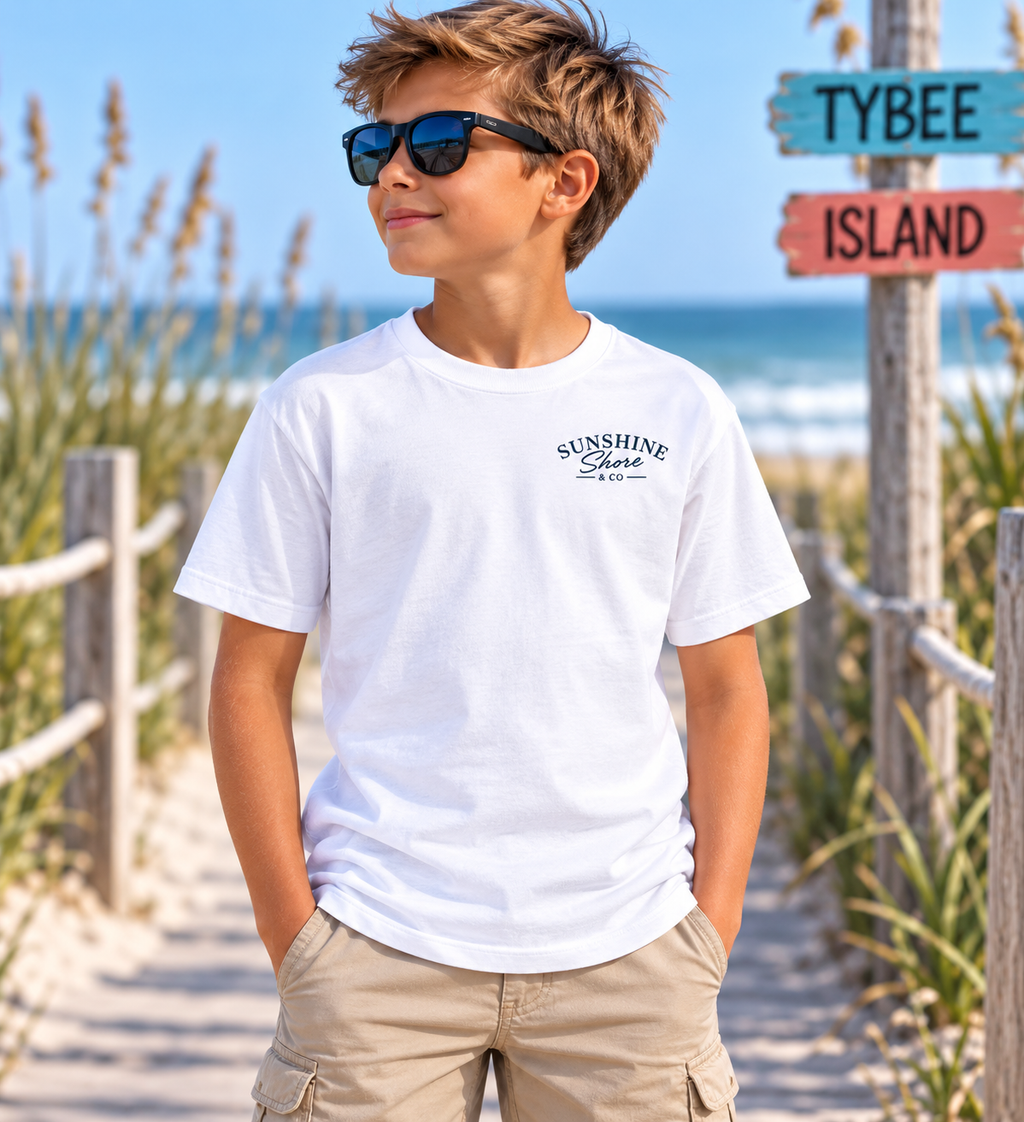 Youth Tybee Island Misfits Tee – Beach Crew Graphic T-Shirt