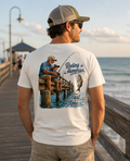 Reeling in Memories, One Cast at a Time – Grandpa & Grandson Fishing T-Shirt