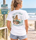 Salty Hair Mermaid Soul Youth Beach T-Shirt – Coastal Mermaid Graphic Tee