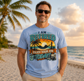 Retired – Enjoy Your Job Today! Beach Life Graphic T-Shirt