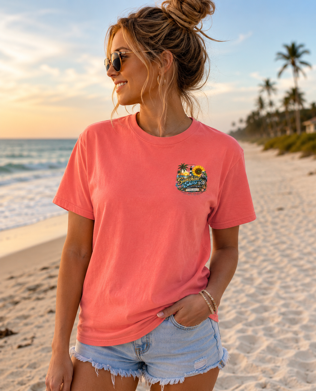 Salty Soul Coastal Graphic Tee – Good Tides, Good Times