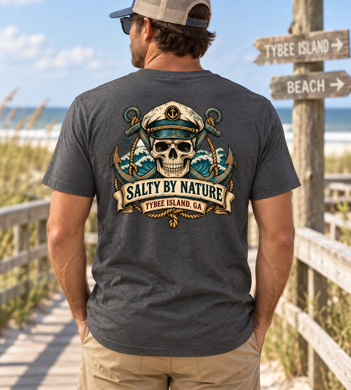 Salty by Nature Tybee Island Graphic Tee