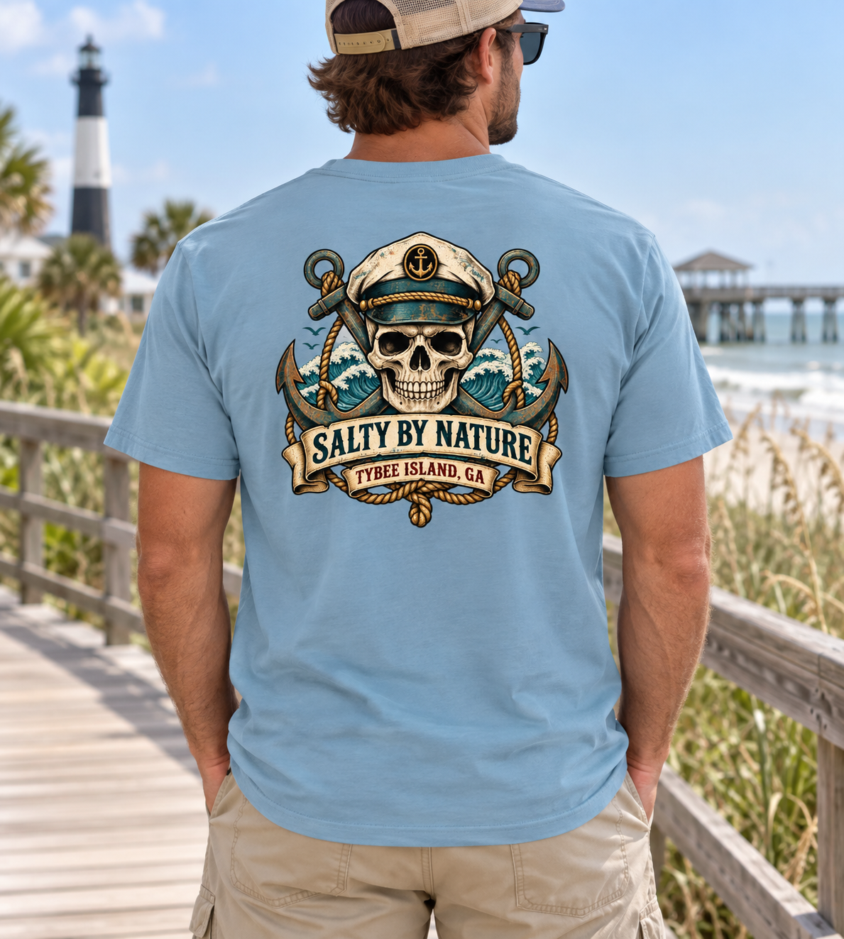 Salty by Nature Tybee Island Graphic Tee