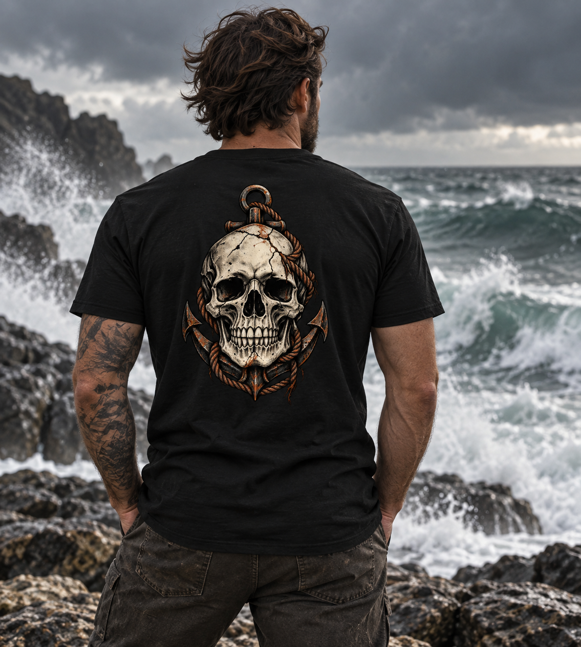 Skull & Anchor Unisex Graphic Tee