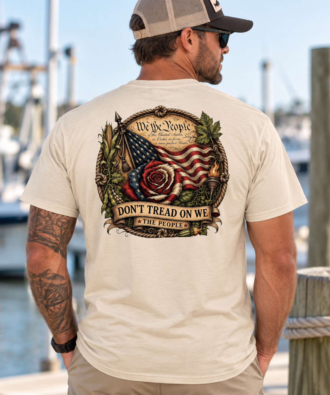 Don’t Tread on We the People Vintage Patriotic T-Shirt